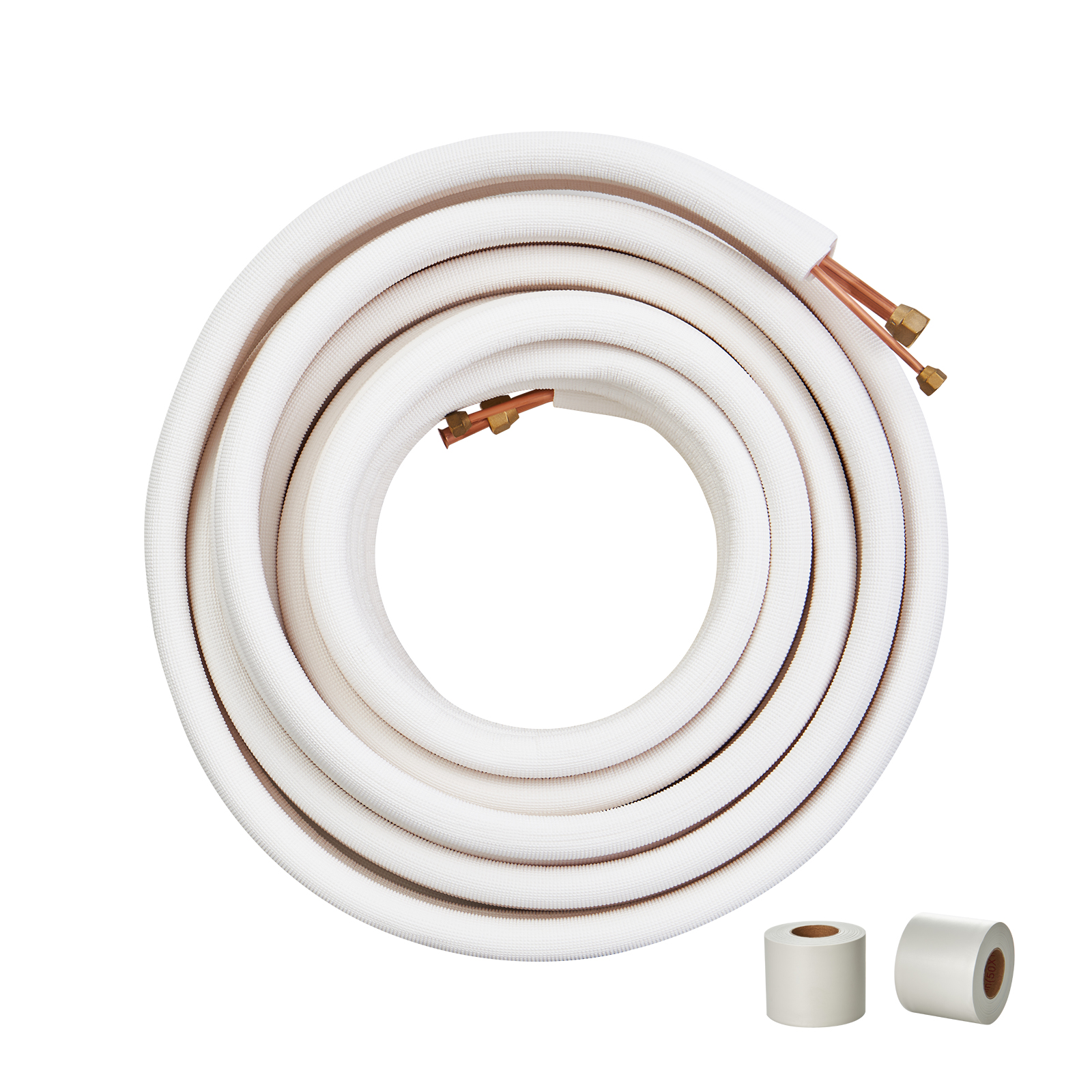 Mini Split Ductless Line Set Insulated Kit Copper Tubing AC 16/25/50ft - Picture 36 of 123