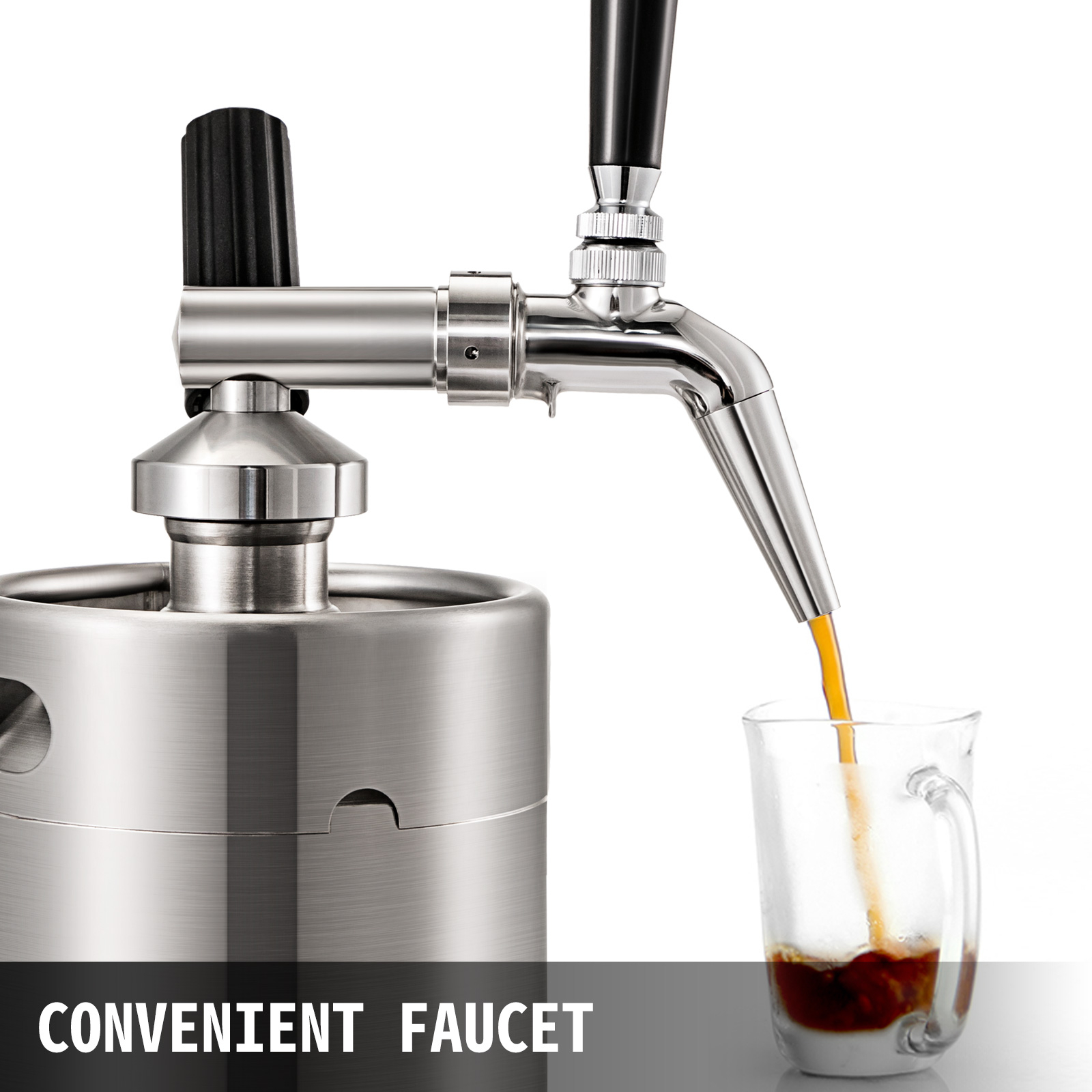 Higoodz Cold Brew Coffee Maker Slow Drop Faucet Valve Stainless Steel Coffee  Pot Accessories,Water Drip Coffee Maker Accessaries,Cold Brew Coffee Maker  Faucet 