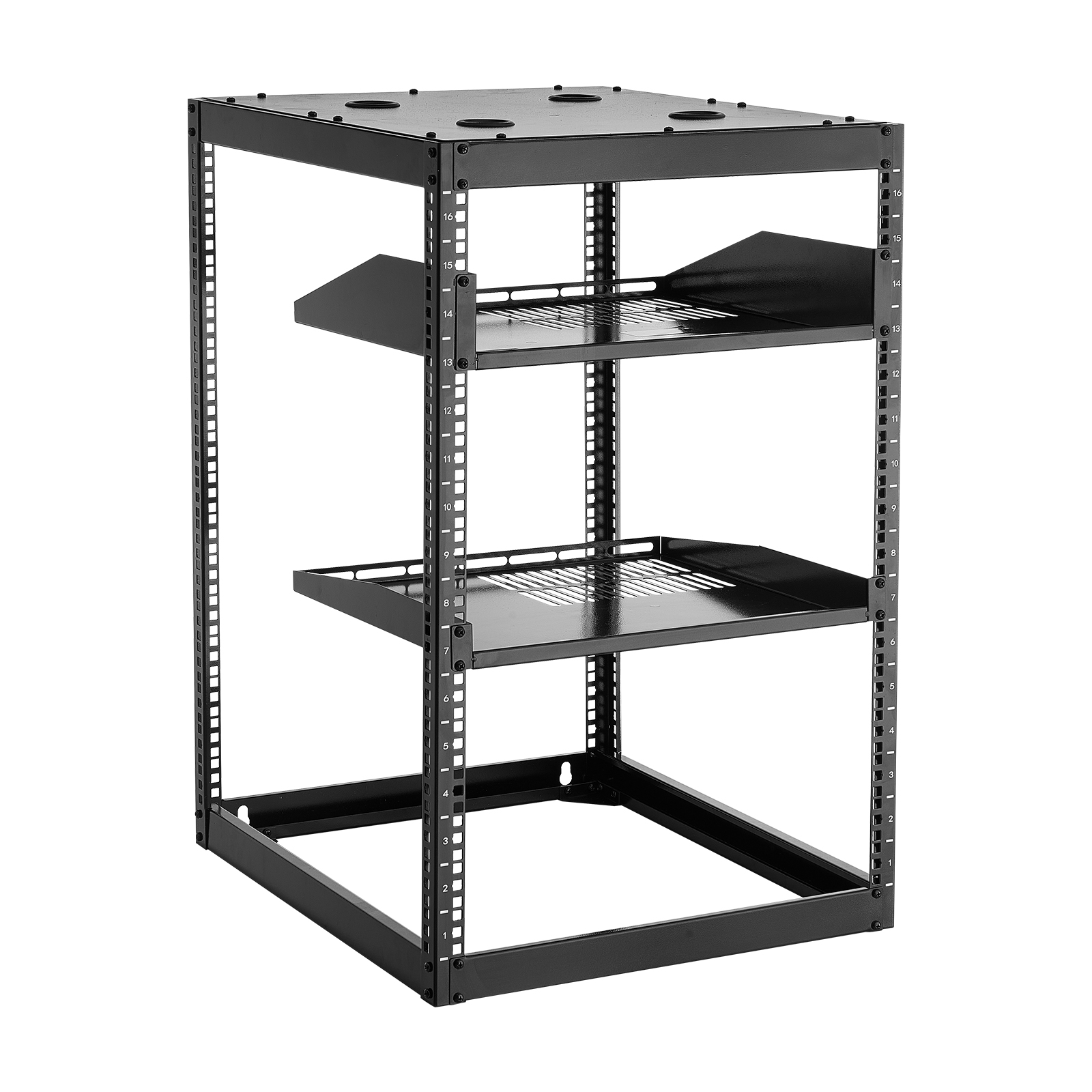 Accessoire réseau Vevor Rack Serveur Réseau Cadre Ouvert Mural 16U ...