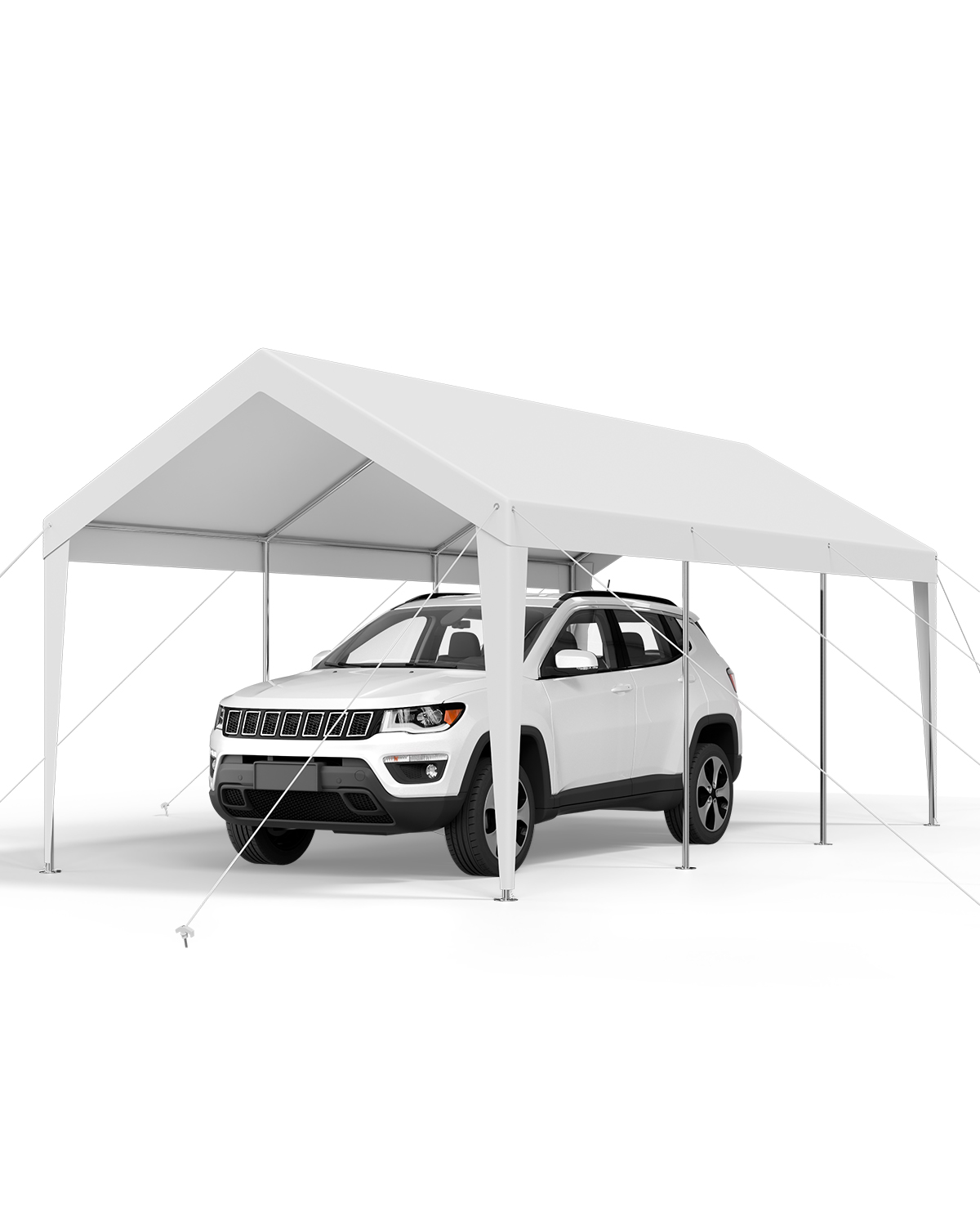Heavy Duty W/ Side Doors Outdoor Car Shelter