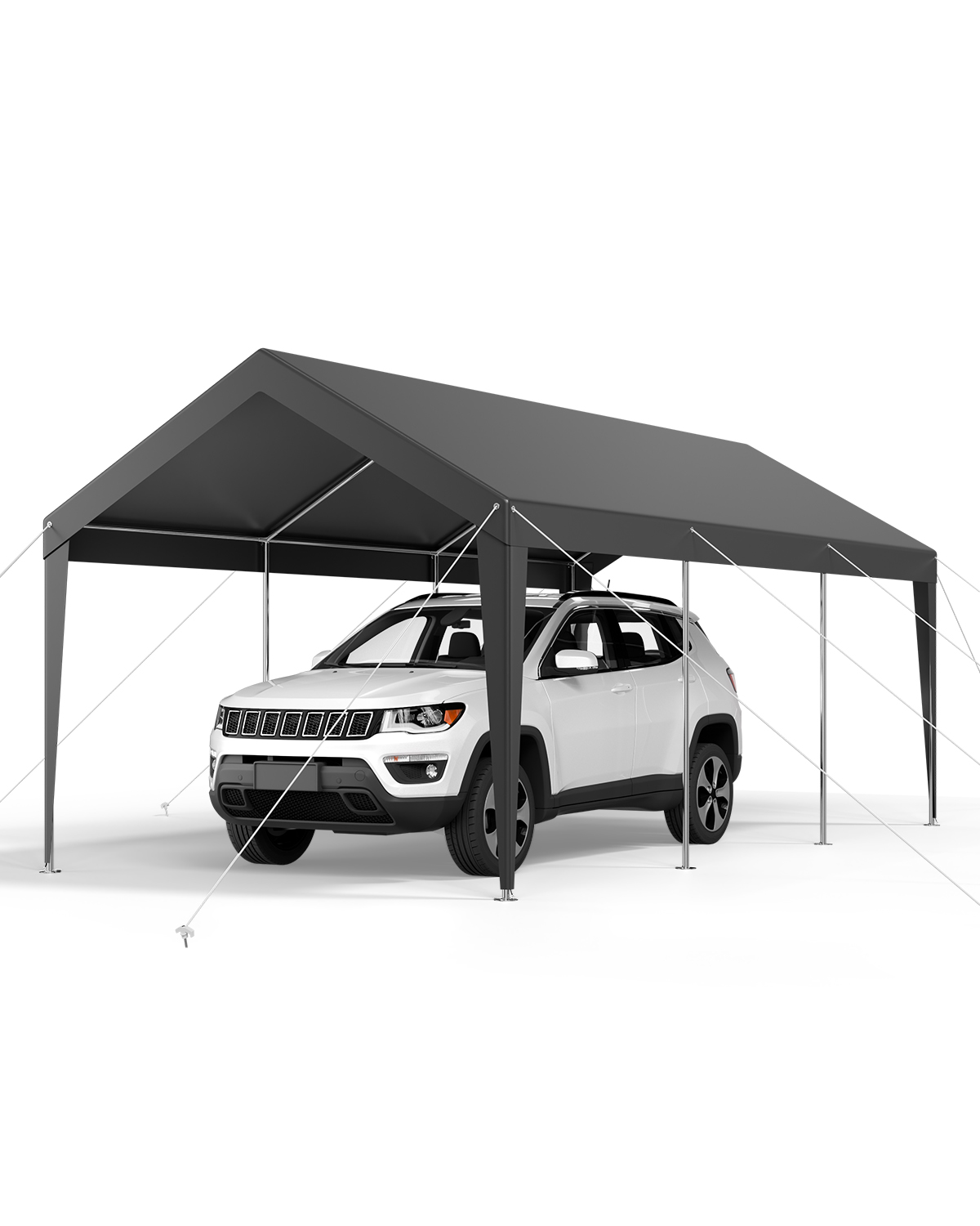 Heavy Duty W/ Side Doors Outdoor Car Shelter