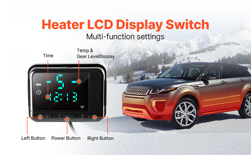 Contrôleur Pour Chauffage Diesel D'air - Compatible 2KW 5KW 8KW - Avec Télécommande 433 MHz Et écran LCD - Pour Chauffage De Stationnement