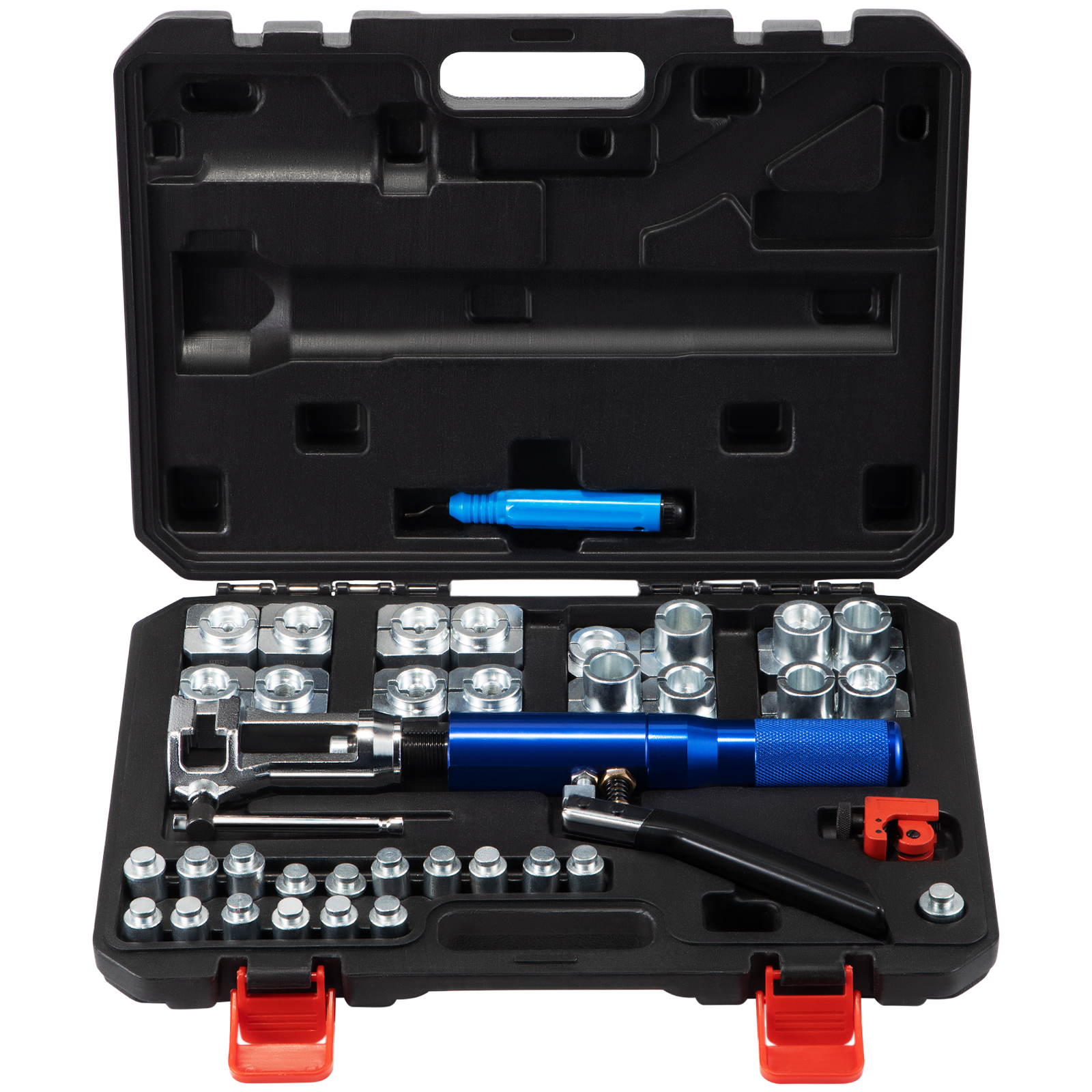 VEVOR Hydraulic Flaring Tool Kit, 45° Double Flaring Tool, Brake Repair  Brake Flaring Tools for 3/16