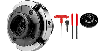 VEVOR Lathe Chuck, 4inch Nova Chuck Self-centering Independent 4 Jaws Mini Wood Bowl Chuck Steel Accessories for Woodworking