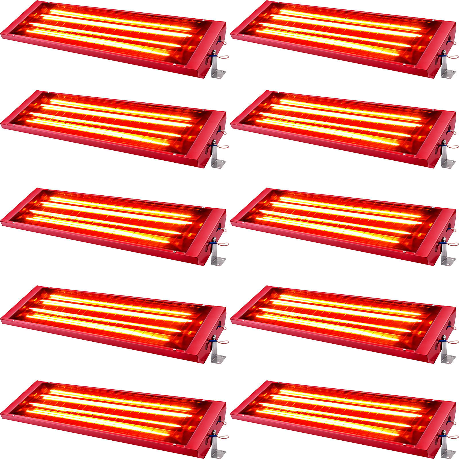 Infrared Paint Curing Lamp Baking Lamp Auto Heating Lamp 2kw 10set