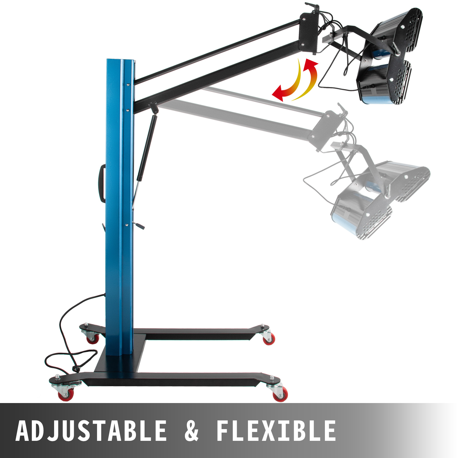 Infrared Paint Dryer Drying Lamp 2000w With 2 Lamps And Digital Display