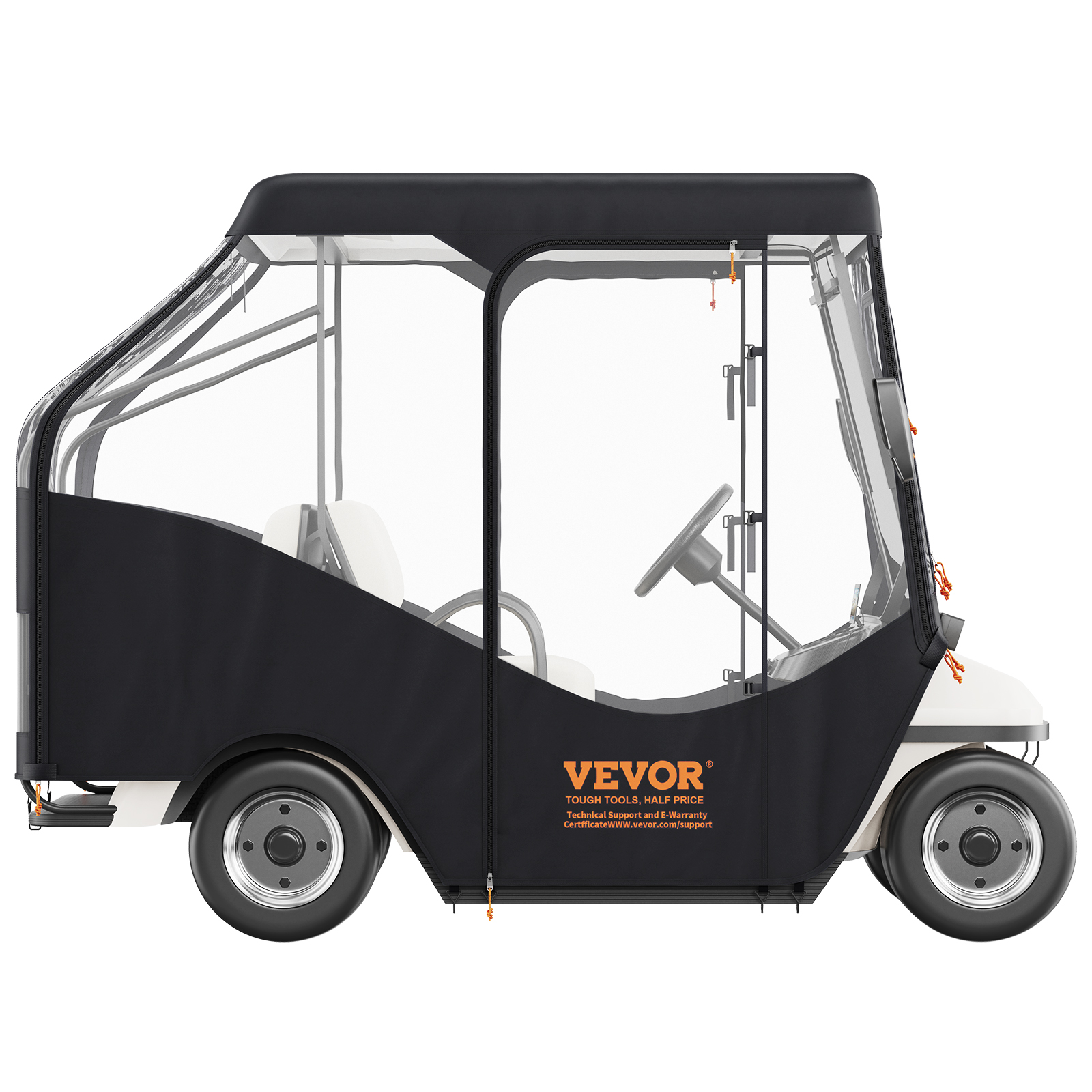 4/2 Passenger Golf Cart Cover 600D/420D Polyester Waterproof Cover - Picture 61 of 62