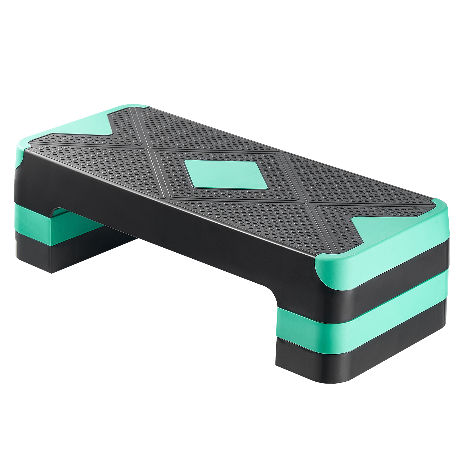 Uimoso Adjustable Aerobic Step Platform with 4 Risers for Fitness Workouts