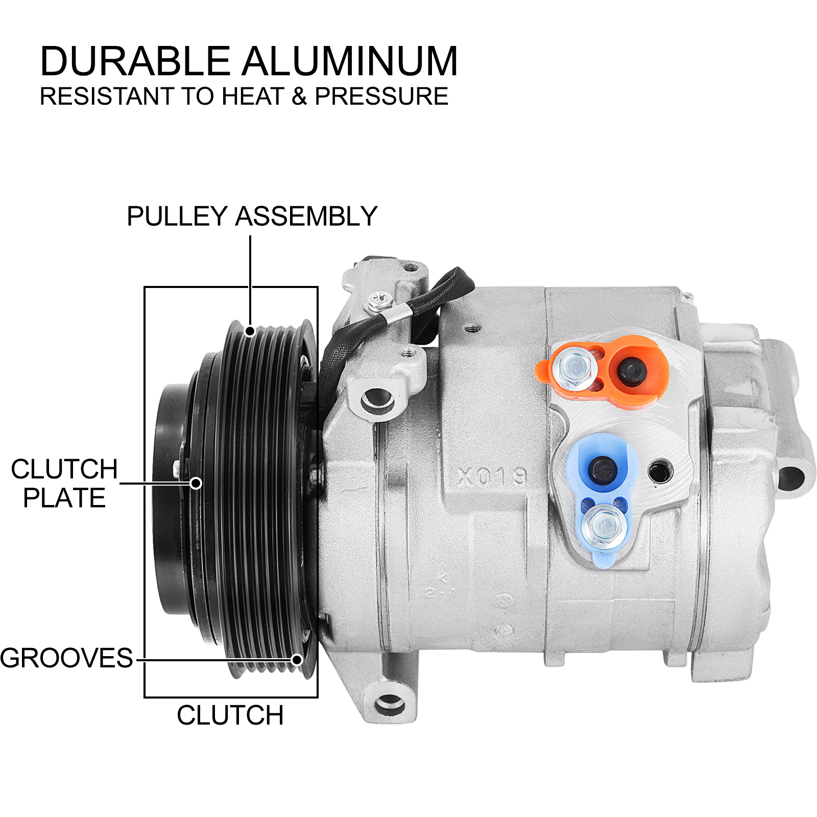 CO 11146C ( RL111416AD ) A/C Compressor for 08-10 TOWN & COUNTRY/ GRAND ...