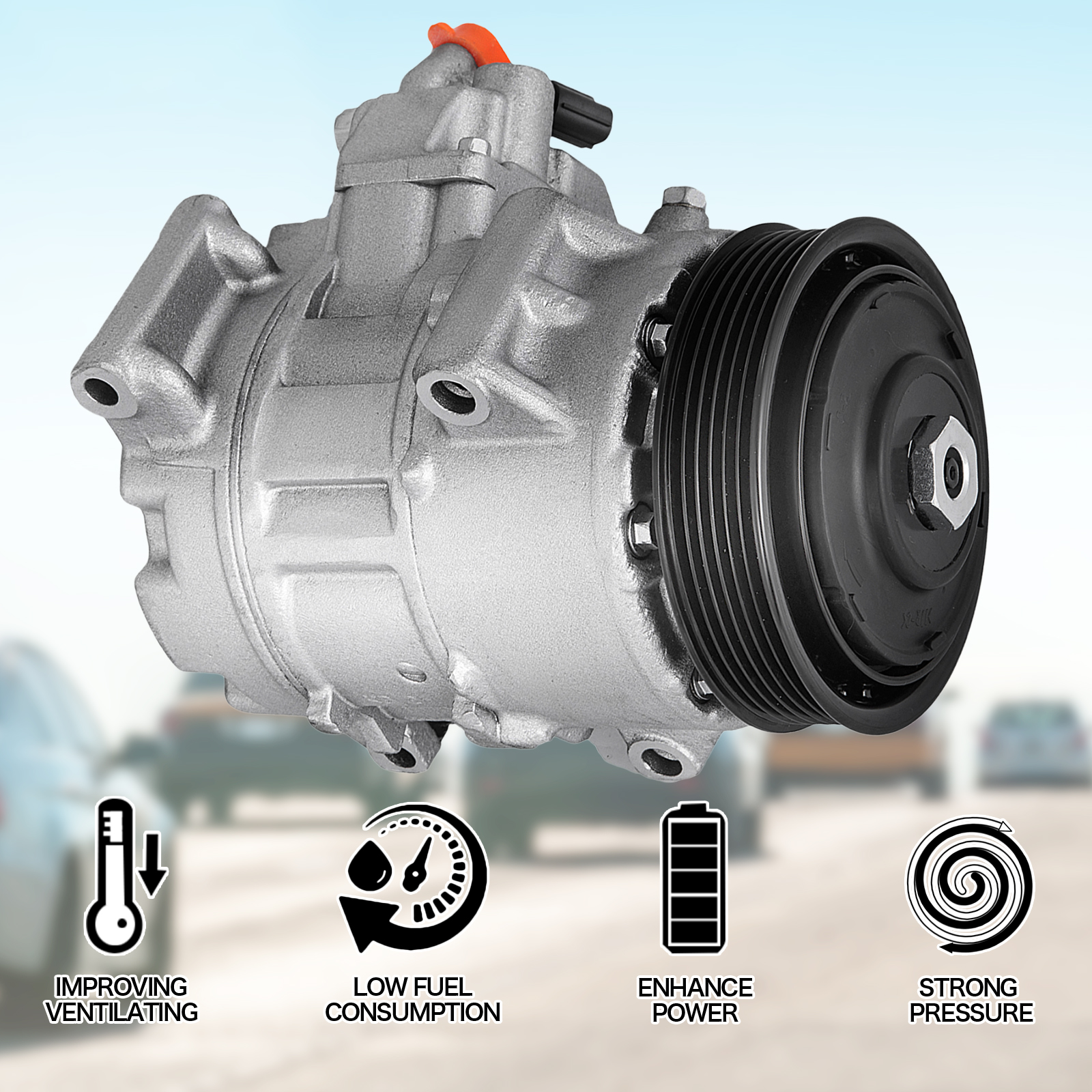 A/C Compressor CO 11303C - 883100R014 for Toyota Camry RAV4 | VEVOR US