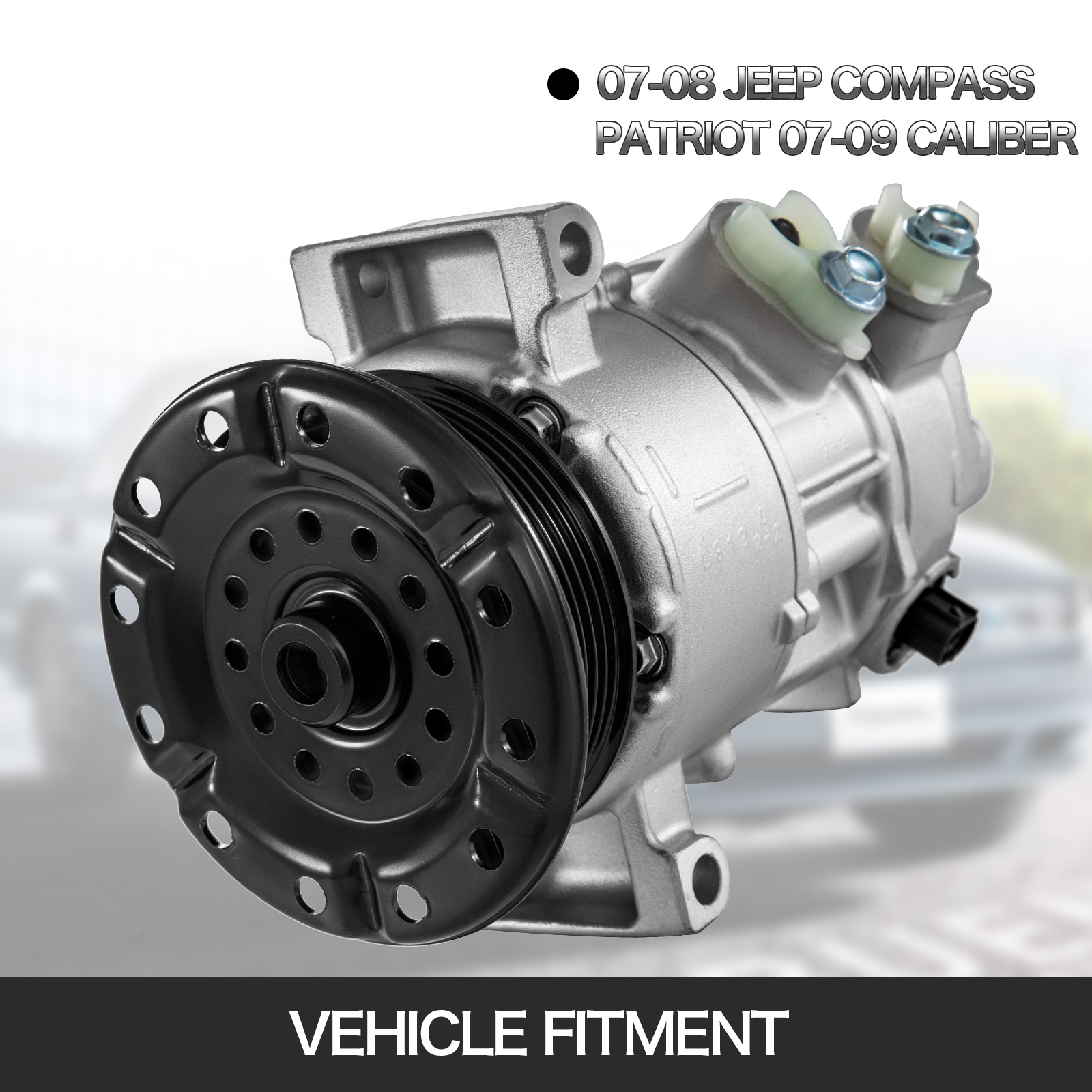 2007-2008 Jeep Compass (2.0L, 2.4L) New A/C AC Compressor Kit