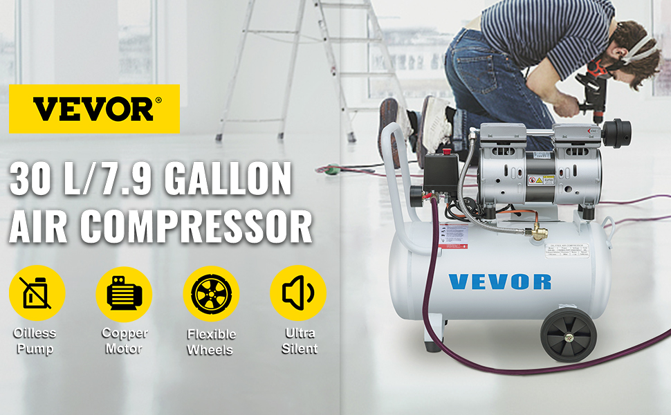 Oil Free,Air Compressor,30L
