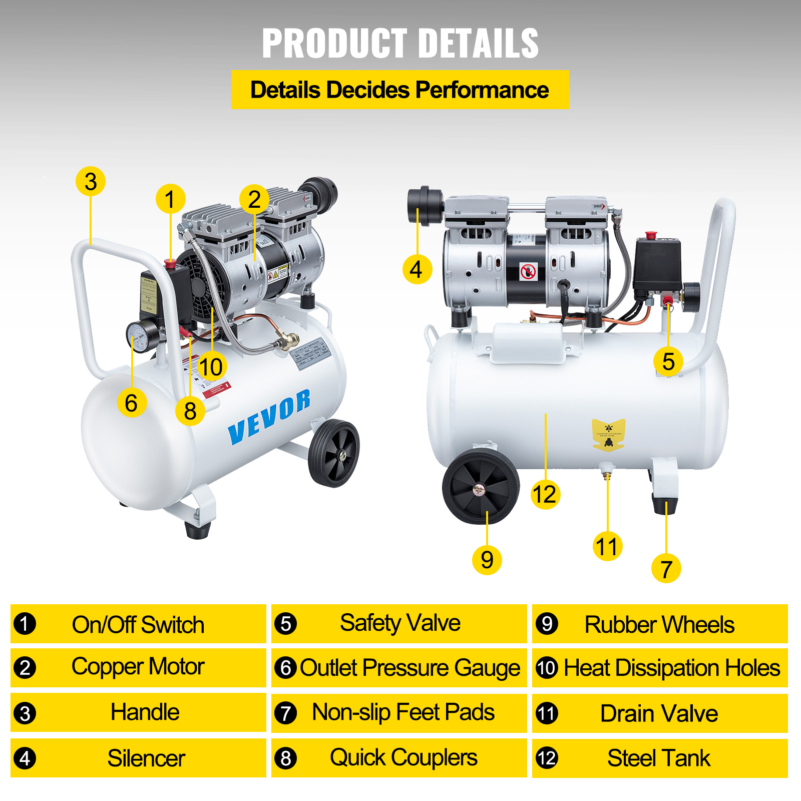 Oil Free,Air Compressor,30L