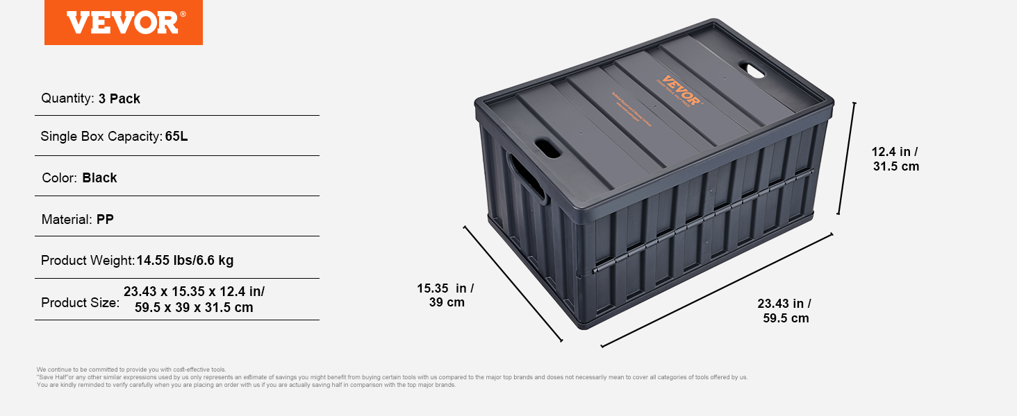 Profi Klappbox 60x40 cm – Mehrweg-Transportbox zum Einklappen – 63
