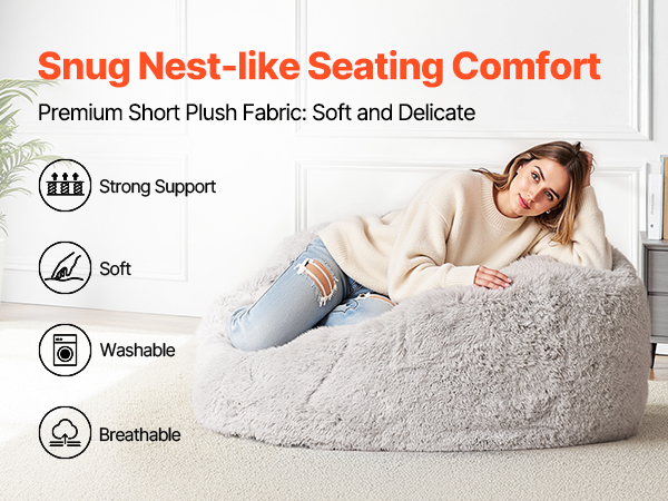 Bean bag chair,convertible,full size