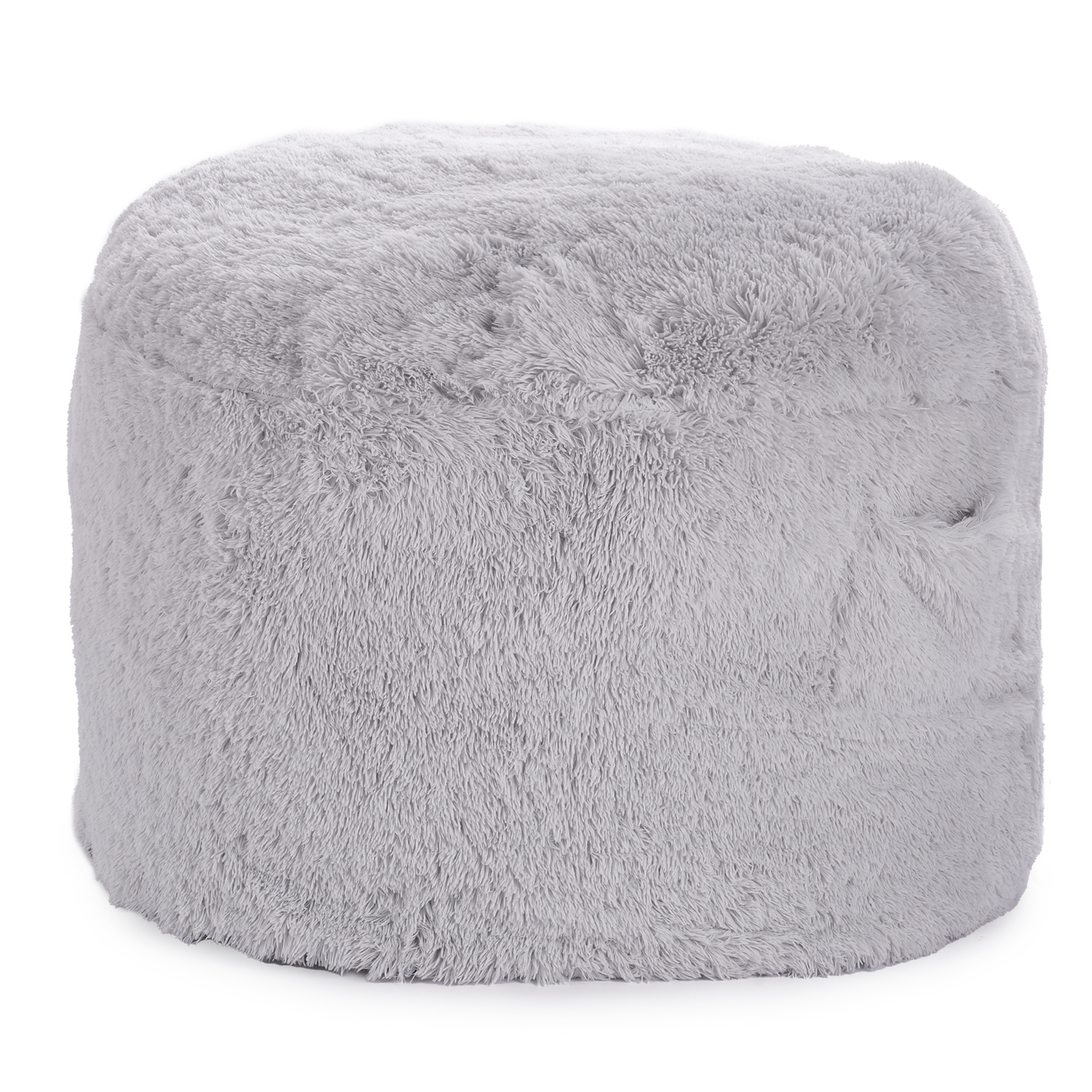 Bean Bag Chair Convertible/with Cover/Armrests for Adult Fluffy Blue/Grey/Black - Picture 58 of 72