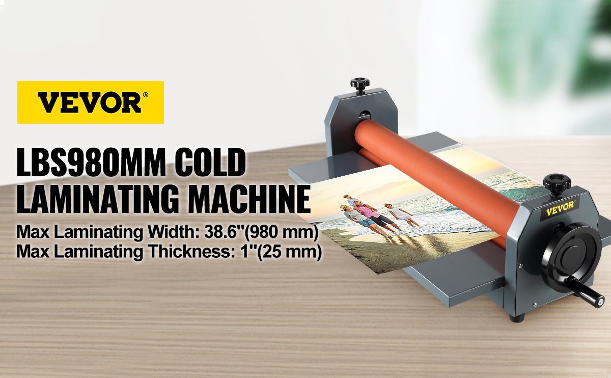 Manual Cold Roll Laminator, 1000MM, Laminating Machine
