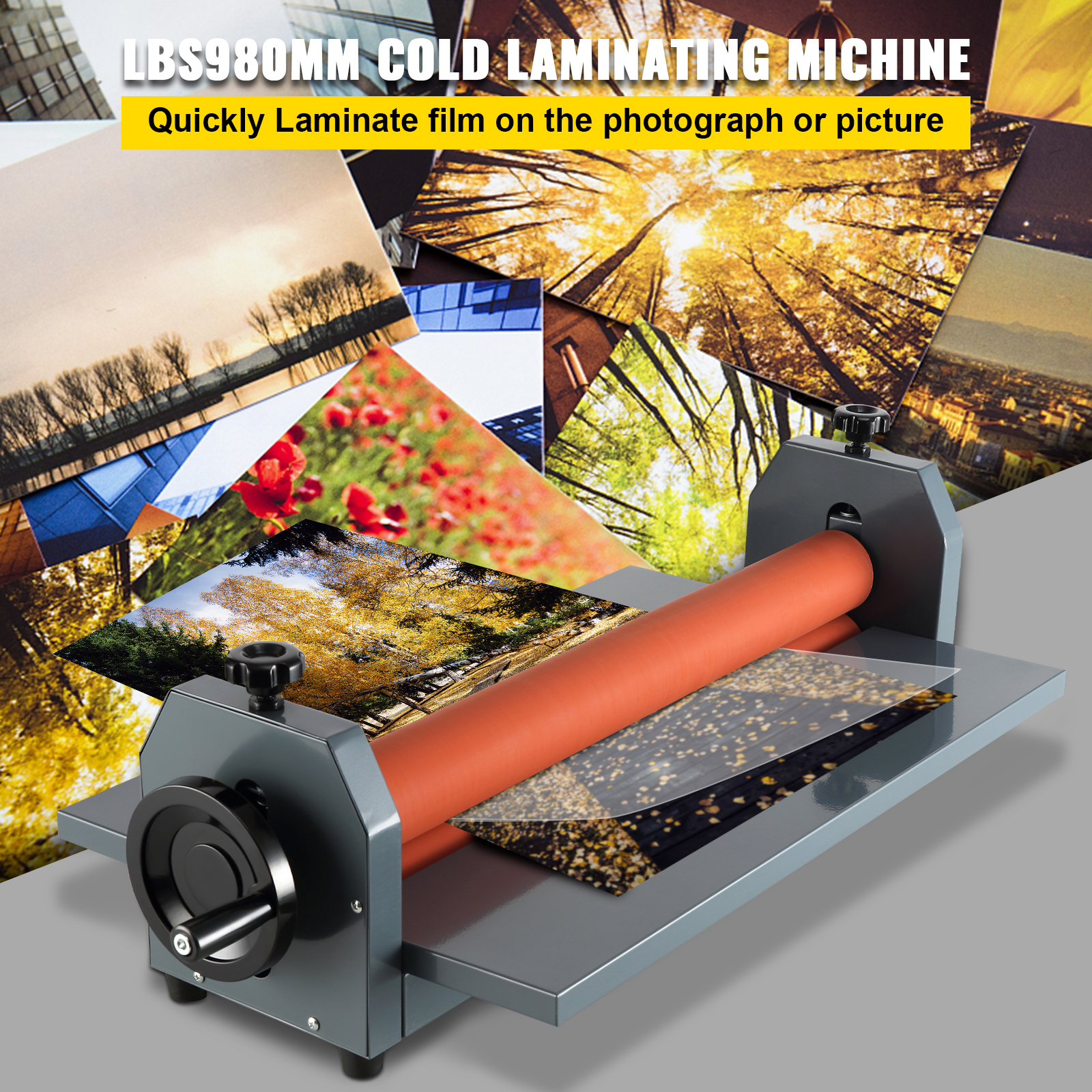 25.5"/29.5"/39"/51" Manual Cold Roll Laminator Mounting Laminating Machine - Picture 28 of 50