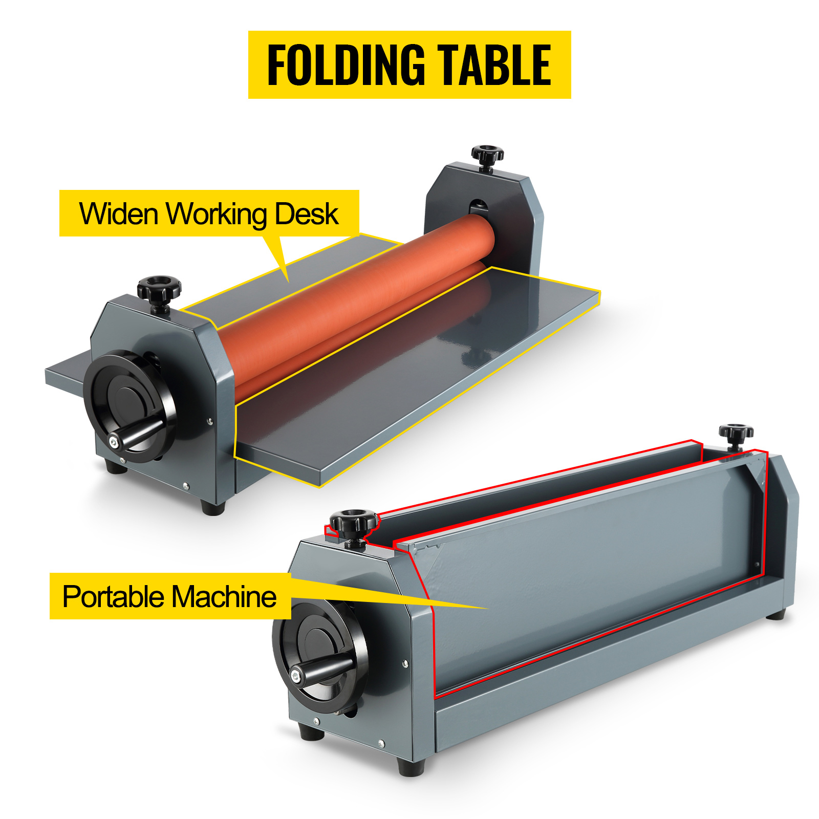 25.5"/29.5"/39"/51" Manual Cold Roll Laminator Mounting Laminating Machine - Picture 49 of 50