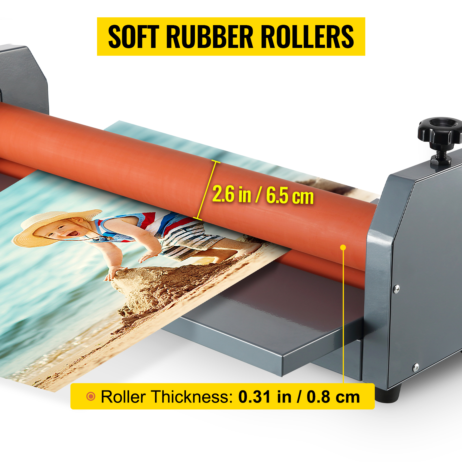 25.5"/29.5"/39"/51" Manual Cold Roll Laminator Mounting Laminating Machine - Picture 10 of 50