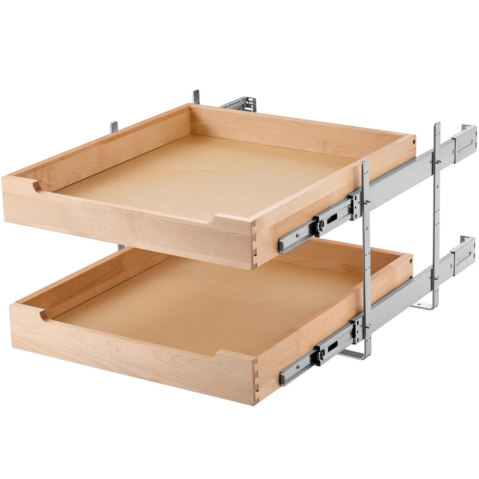 Kitchen Slide Out Wood Drawer 14"/15"/18"/20"/21" Cabinet Shelf Pull Out Storage - Picture 69 of 72