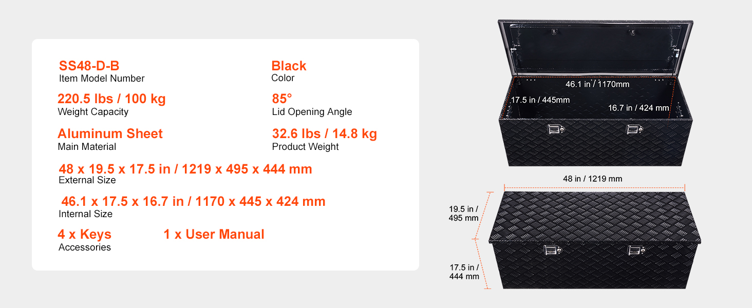 Heavy duty tool box