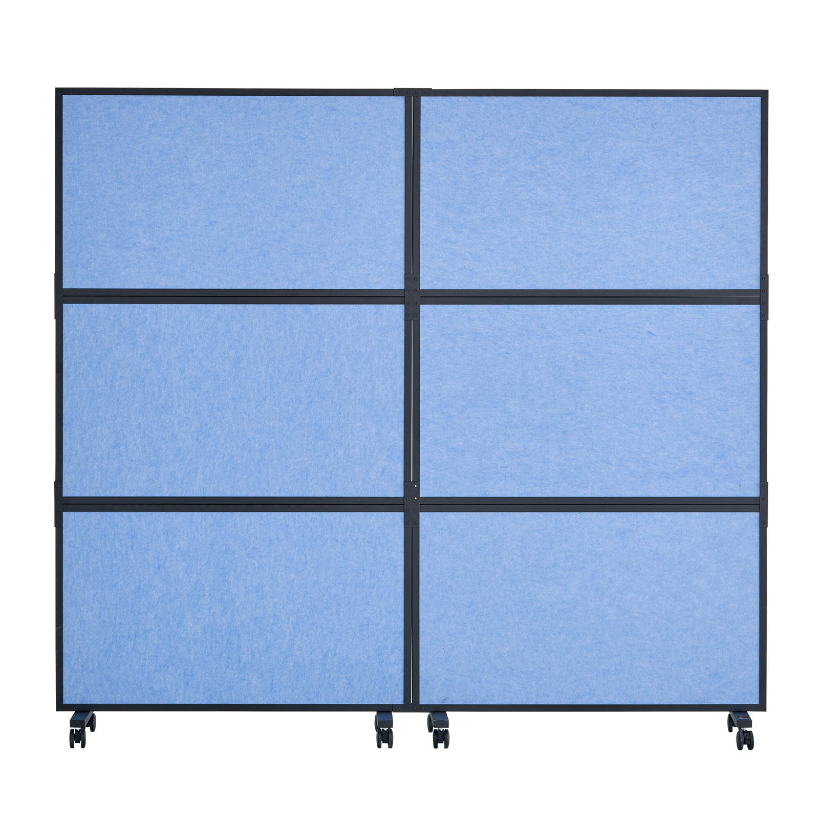 VEVOR Acoustic Room Divider Partition Panel Privacy Screen 2 Pack Blue/Gray