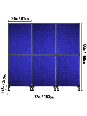 Vevor Acoustic Room Divider 72