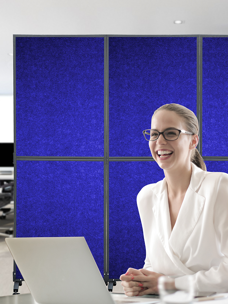 VEVOR Acoustic Room Divider 72" x 66" Office Partition Panel 3 Pack