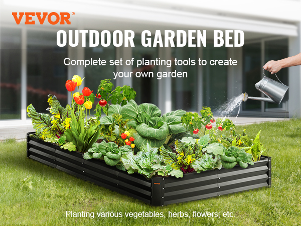 Jardineras galvanizadas: una gran inversión para su espacio exterior -  VEVOR Blog