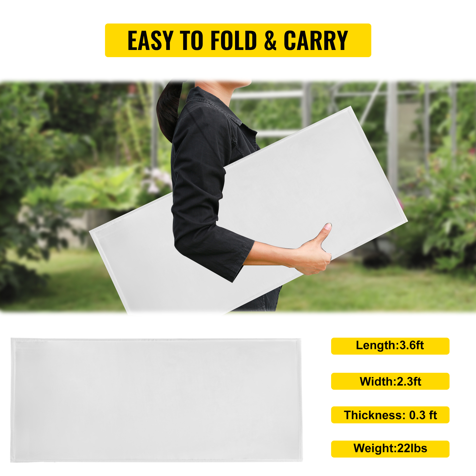 VEVOR Cabine DJ, 1075 X 535 X 1160 Mm, Façade Cabine DJ Pliable Avec Plateau De