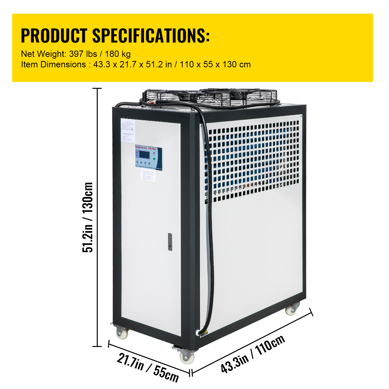 Uimoso 5/6/8/15/20 ton Air-cooled Industrial Water Chiller 5HP to 25HP