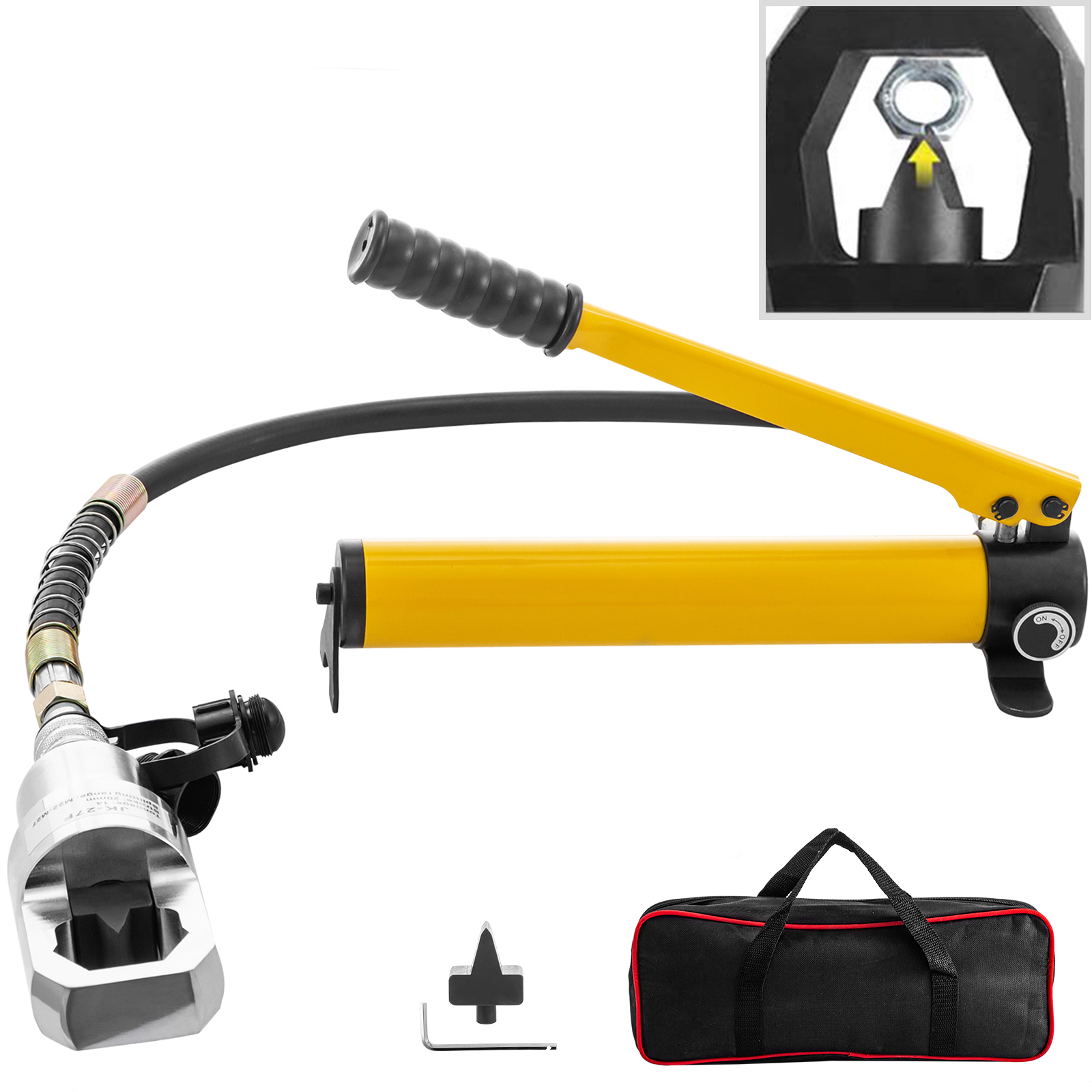 VEVOR 14t Hydraulic Nut Splitter Nut Cutter Tool 1641mm Range Nut