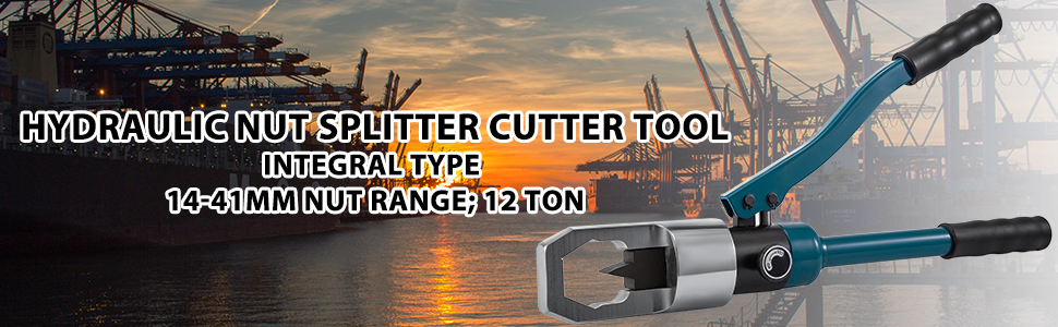 Vevor Hydraulic Nut Splitter Nut Cutter Tool 14 41mm Range Nut Integral Nut Cutter Vevor Eu