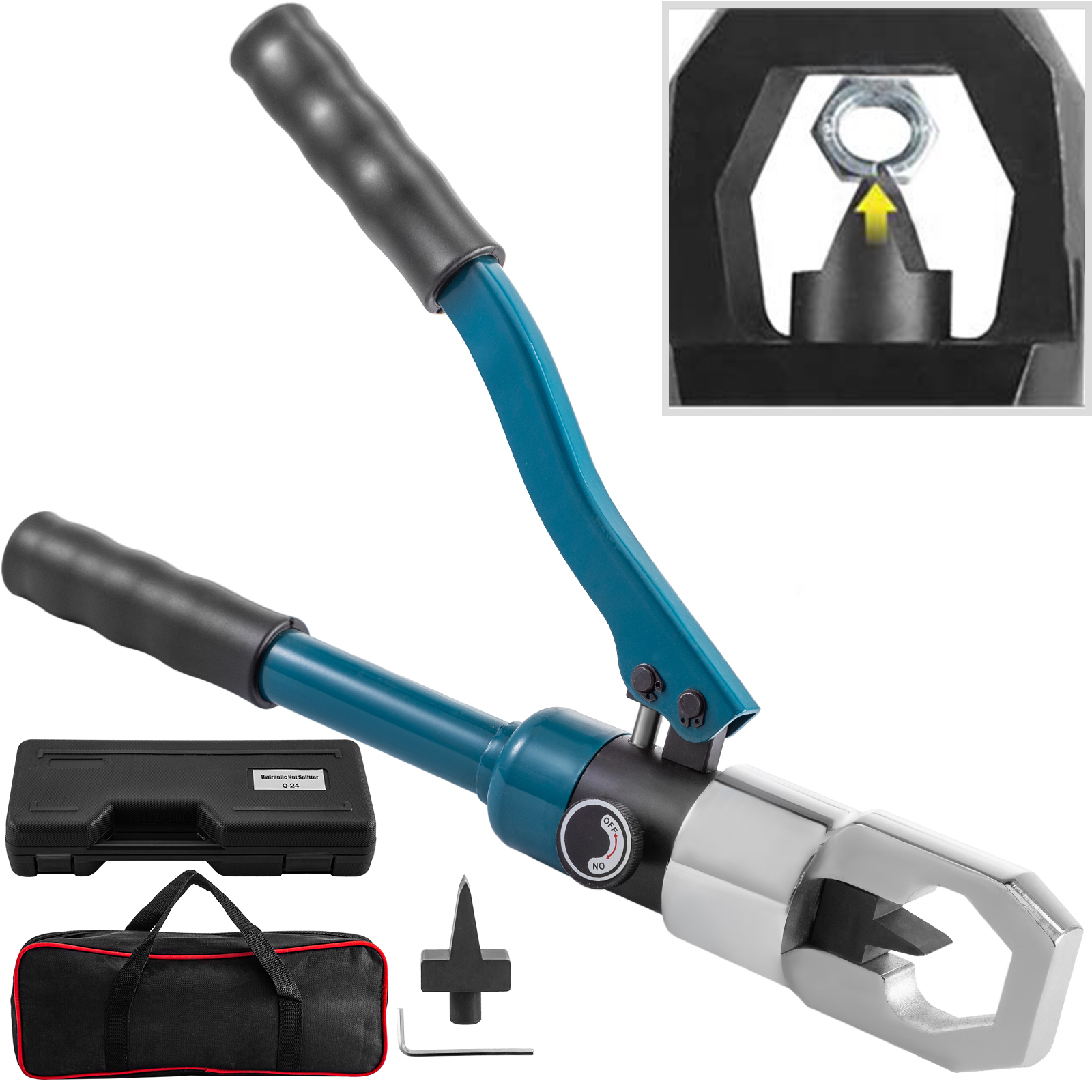 Kaufe Robuster Walnussknacker mit Zange und Clip-Werkzeug aus Walnussholz  mit rutschfestem Griff