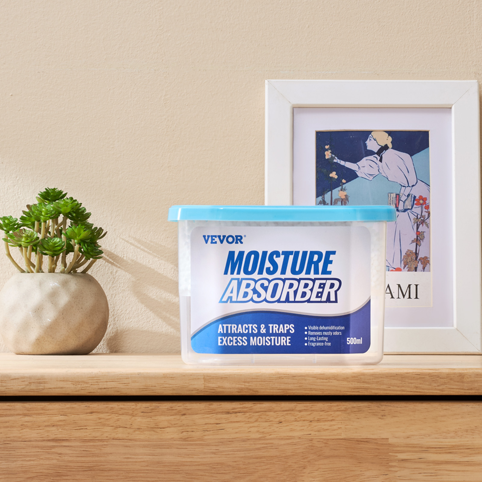 Moisture Absorber Bucket/Boxes/Bags 16.2/10.8/9.3 oz Fragrance Free 2/6 ...
