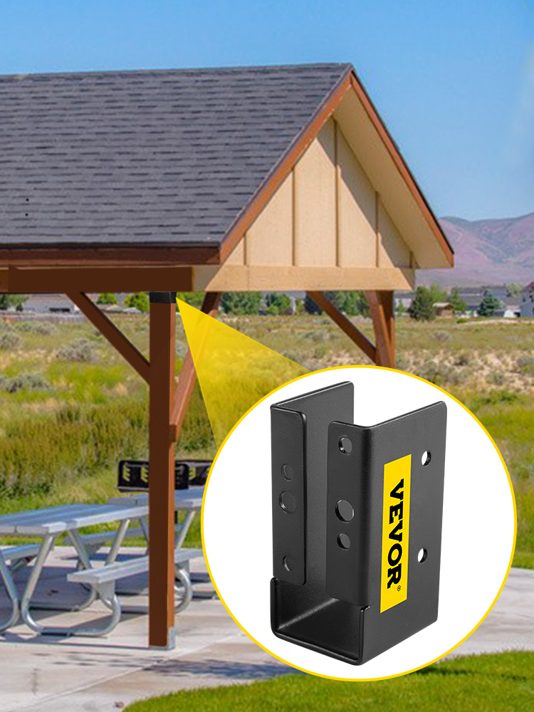 VEVOR ConcealedFlange Joist Hanger Facemount Joist Hanger 24pc for 2