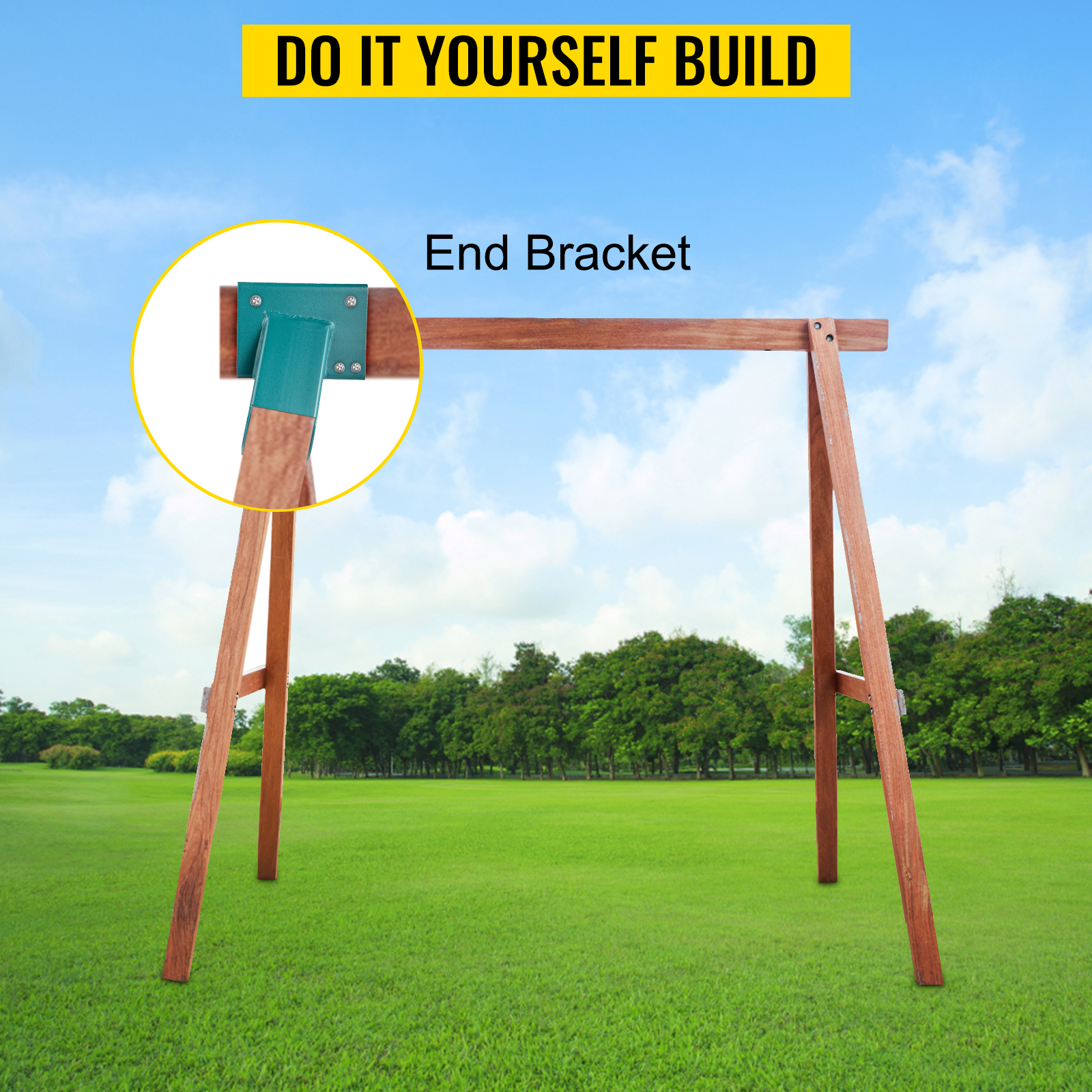 VEVOR Swing Set Bracket 4.87" Swing Bracket AFrame Construction Swing