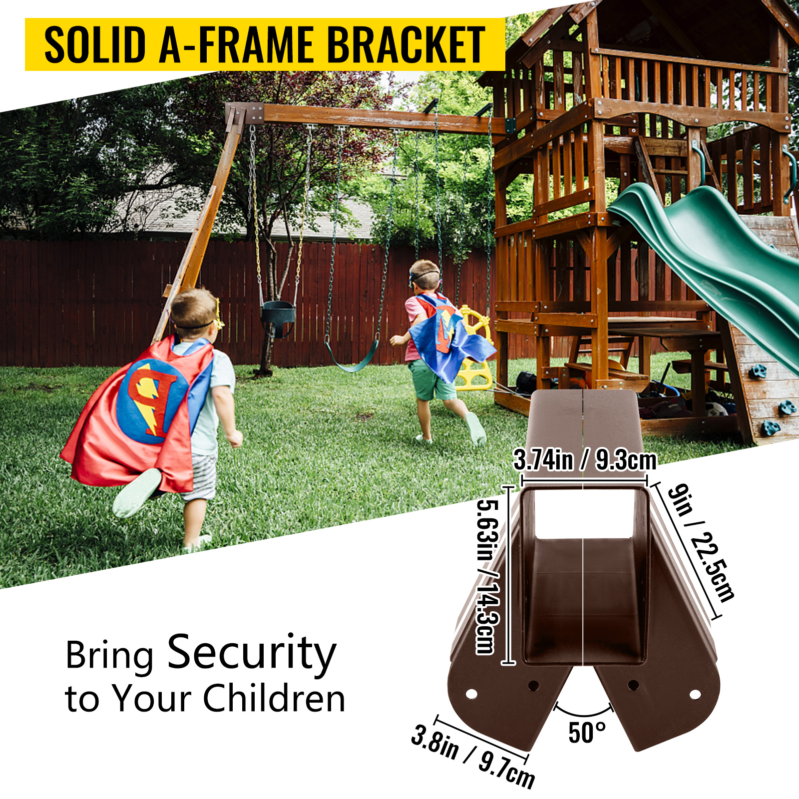 Vevor Swing Set Bracket Swing Kit2 Pcsaframe Swing Setend Bracket