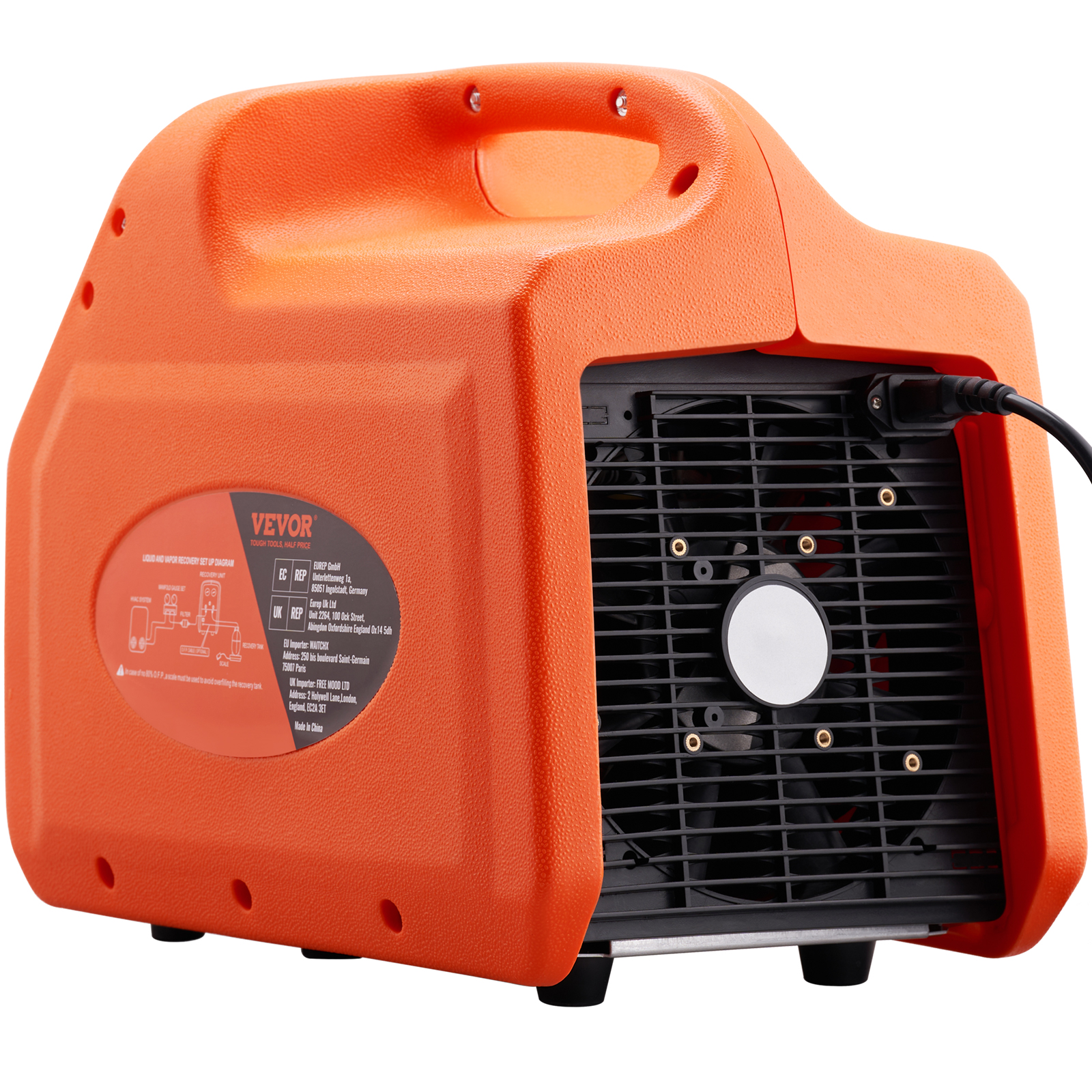 Uimoso Refrigerant Recovery Reclaim 30/50lb Tank 3/4/1HP Recovery ...