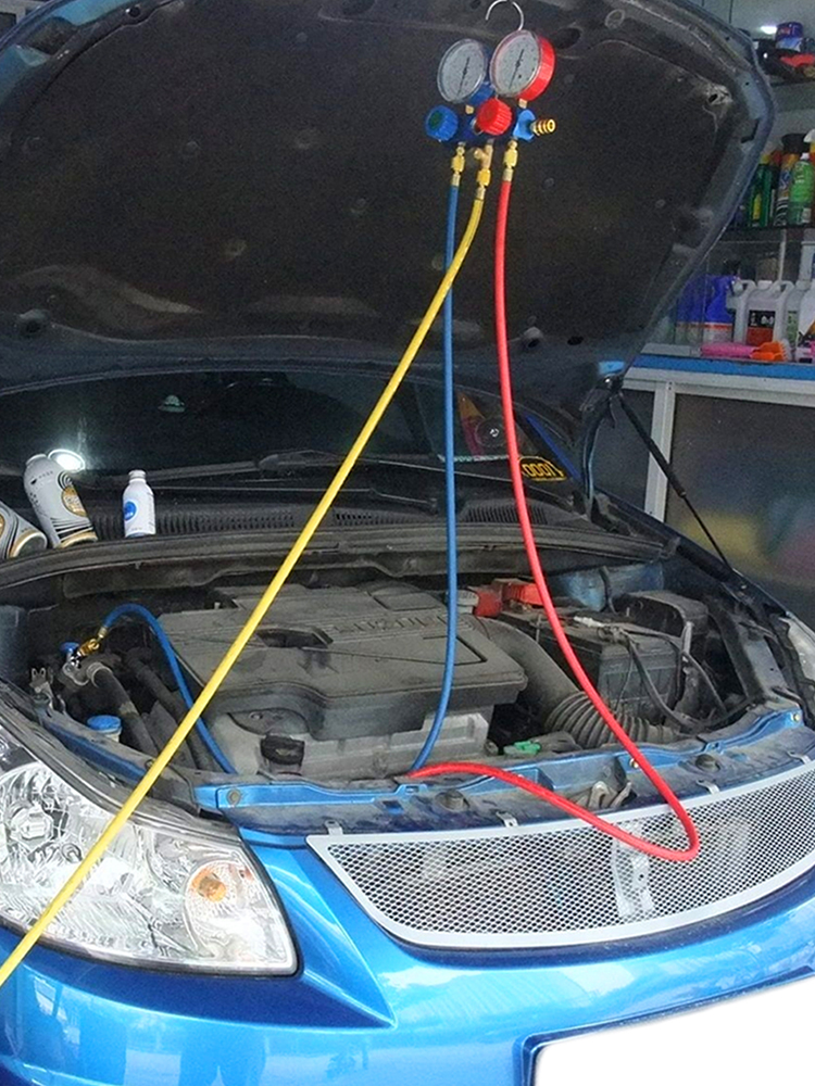 VEVOR AC Charging Hose Tube 72'' Refrigerant Charging Hose 3000Psi