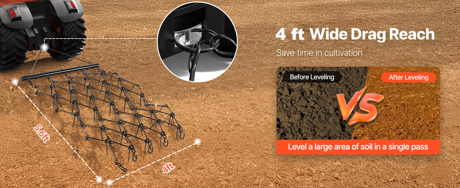 Drag Harrow A100 2.3w