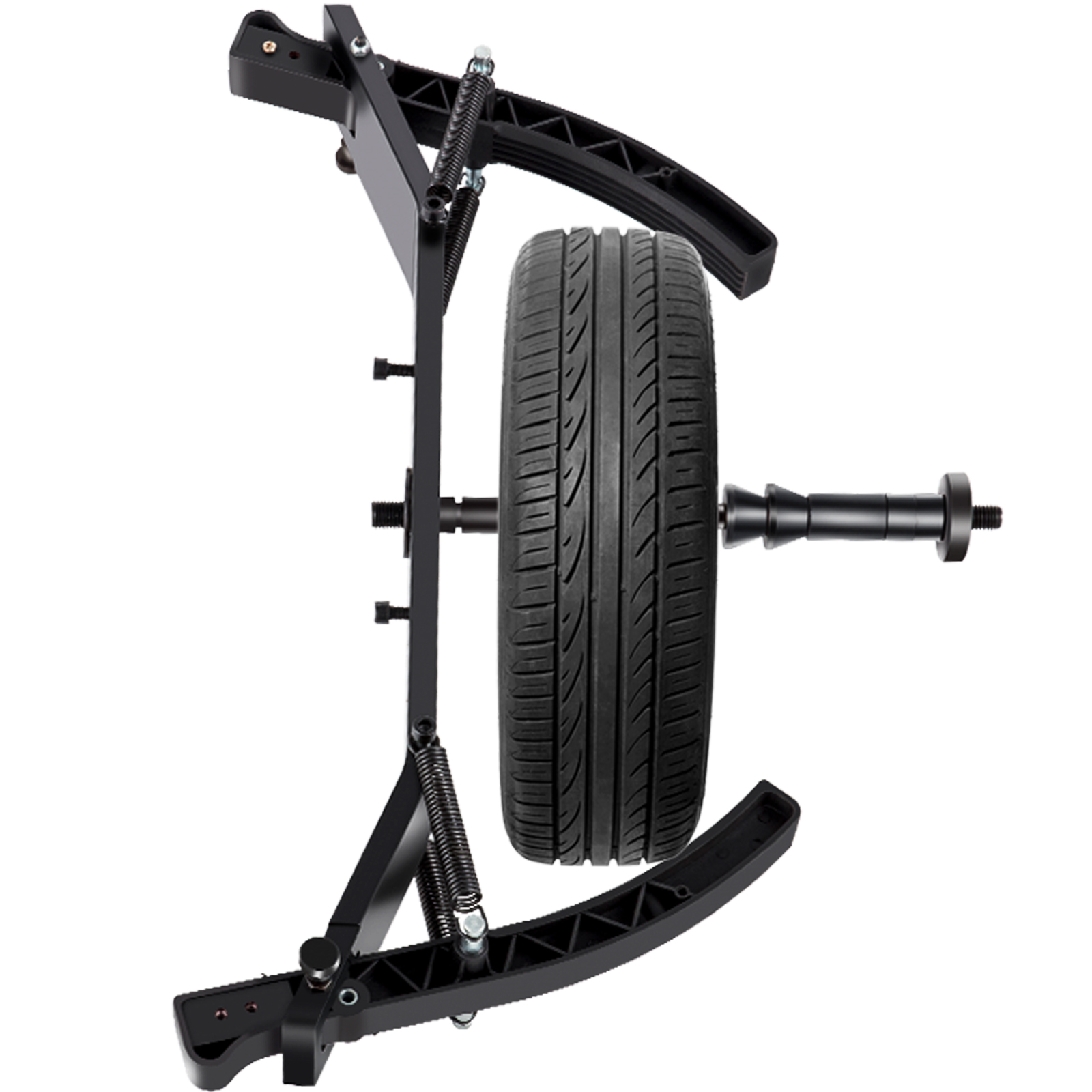 Support d'équilibrage pour roues de moto Équilibreur avec cônes réglables  Machine à équilibrer les pneus