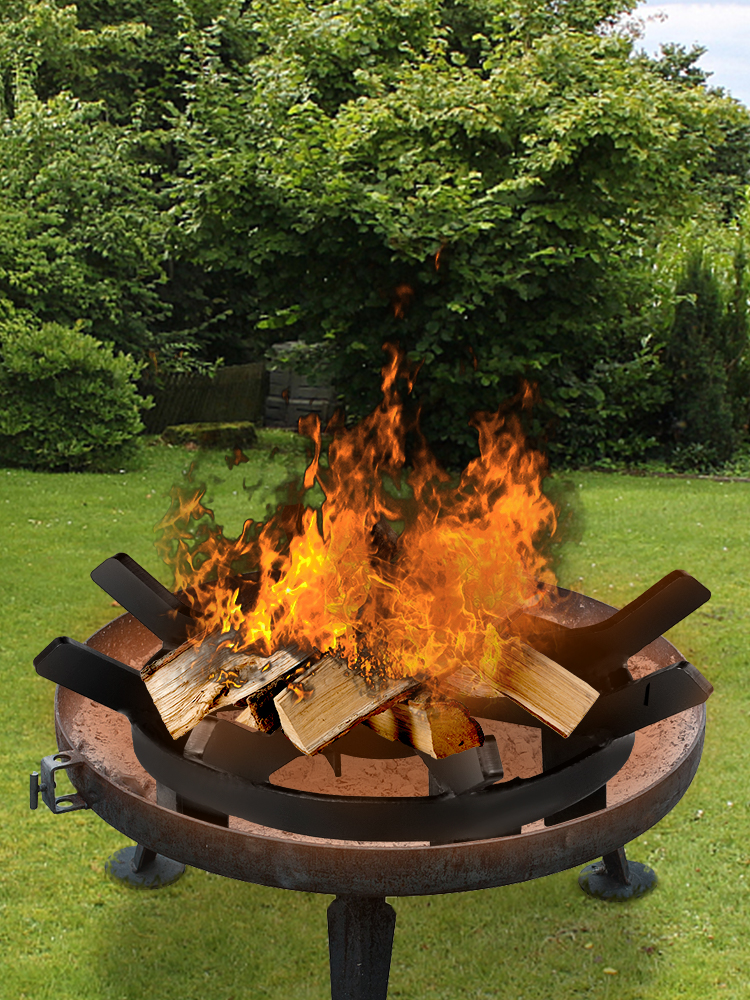 Pinces de cheminée, pinces à bois de chauffage en acier inoxydable