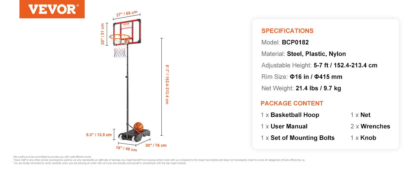 Panier Basket Enfant, AolKee Panier de Basket-Ball Portable 50CM-150cm pour  Enfants, Panier de Basket-Ball réglable pour intérieur extérieur, avec 3  balles, Filet, Pompe en destockage et reconditionné chez DealBurn