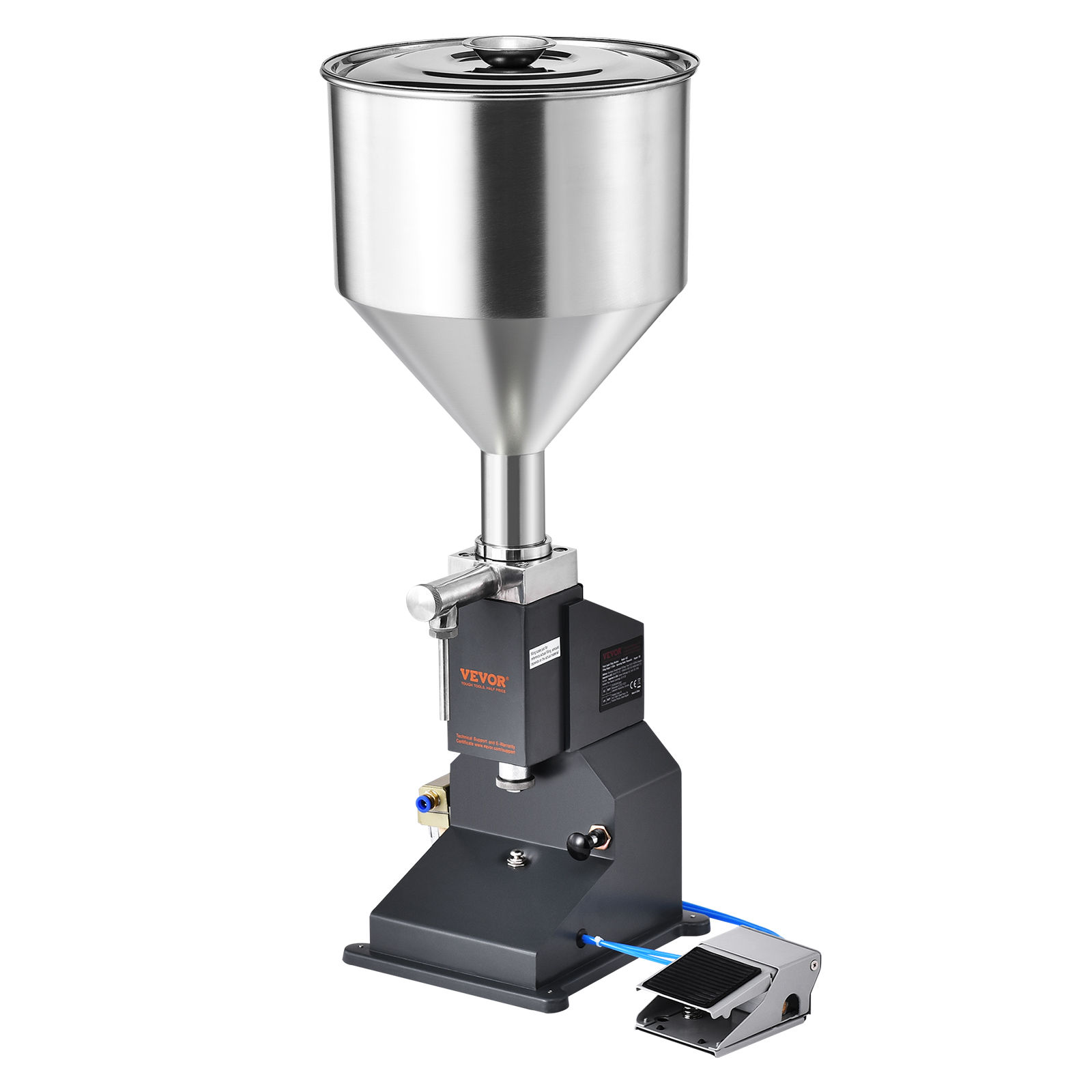 VEVOR Manual/Pneumatic Liquid Filling Machine Oil Paste Bottle Filler 5-50/100ml - Picture 34 of 36