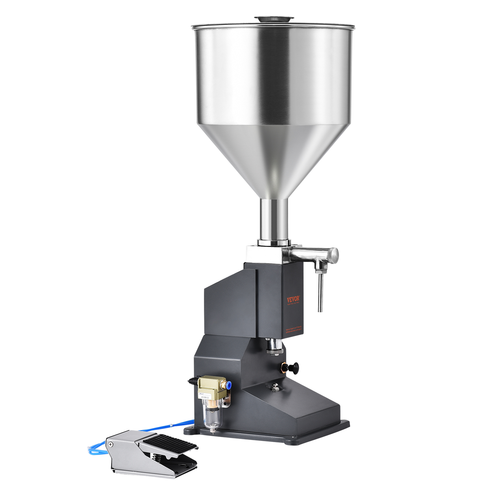 VEVOR Manual/Pneumatic Liquid Filling Machine Oil Paste Bottle Filler 5-50/100ml - Picture 33 of 36
