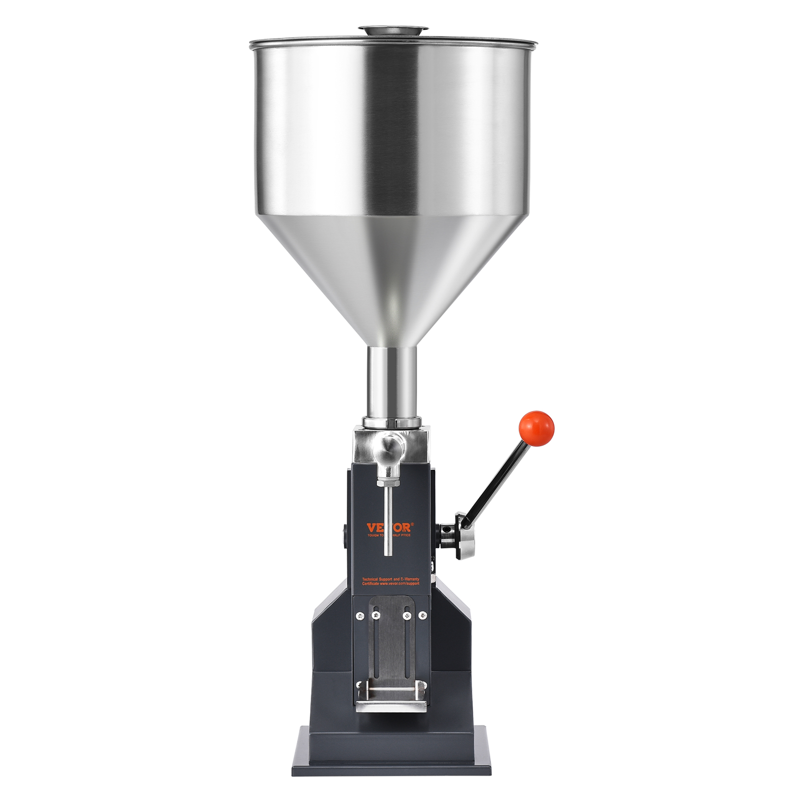 VEVOR Manual/Pneumatic Liquid Filling Machine Oil Paste Bottle Filler 5-50/100ml - Picture 9 of 36