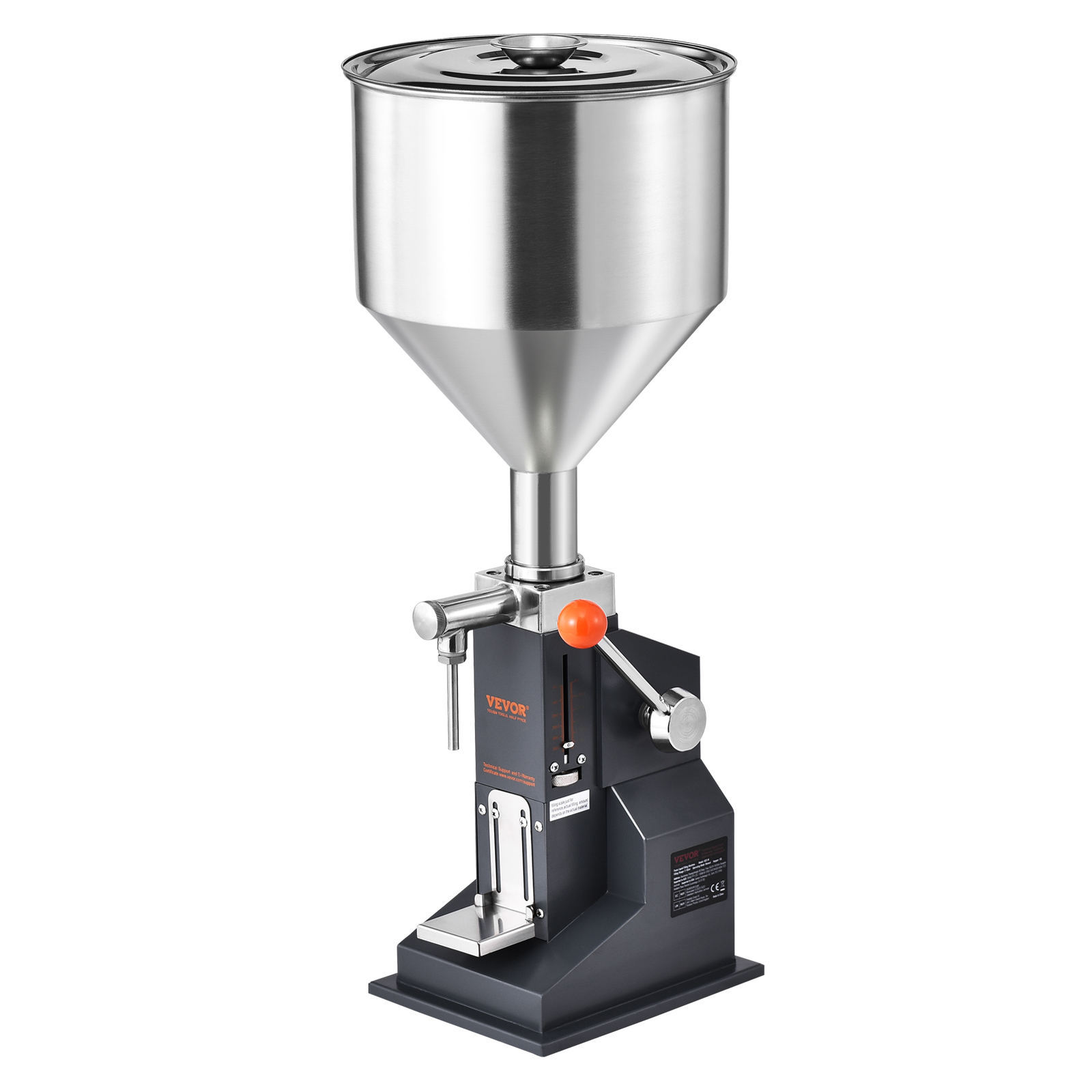 VEVOR Manual/Pneumatic Liquid Filling Machine Oil Paste Bottle Filler 5-50/100ml - Picture 22 of 36