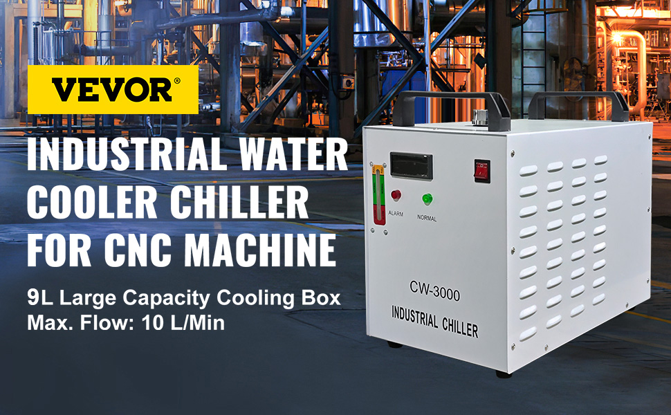 S&A CW3000 Industrial Water Chiller For CO2 Laser Engraving Cutting Machine  Cooling , CNC router cooling water cooled spindle